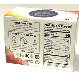 Quik Cafe Turmeric Ginger Coffee instant Coffee-Chicory Latte
