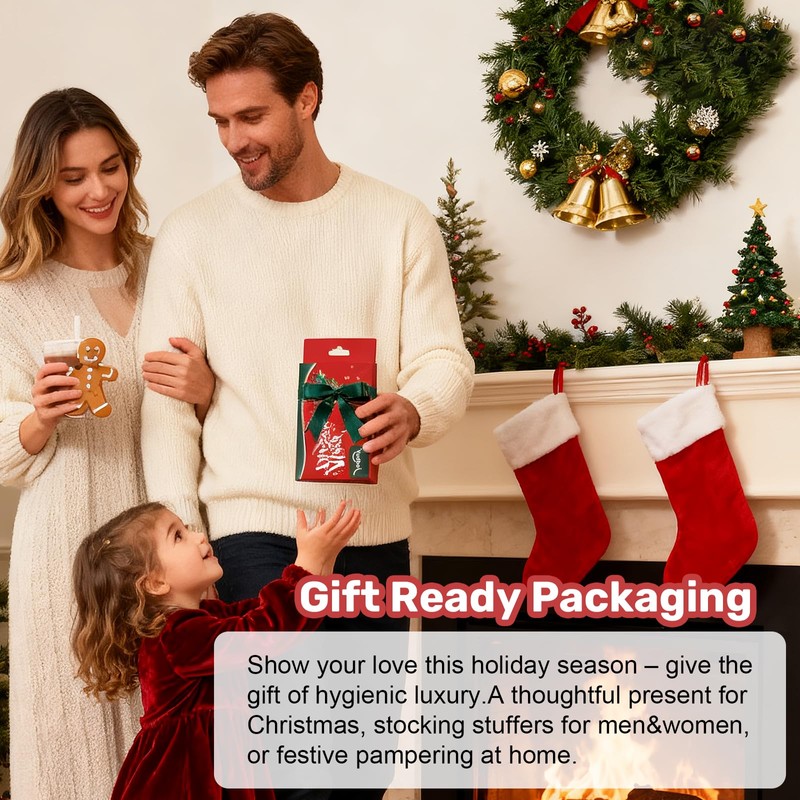JODBUY Silicone Body Scrubber - Perfect Christmas Stocking Stuffers for