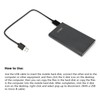 Mobile Hard Drive Black USB3.0 for OS X/XP/Win7/ Win8/Win10/Linux GK18