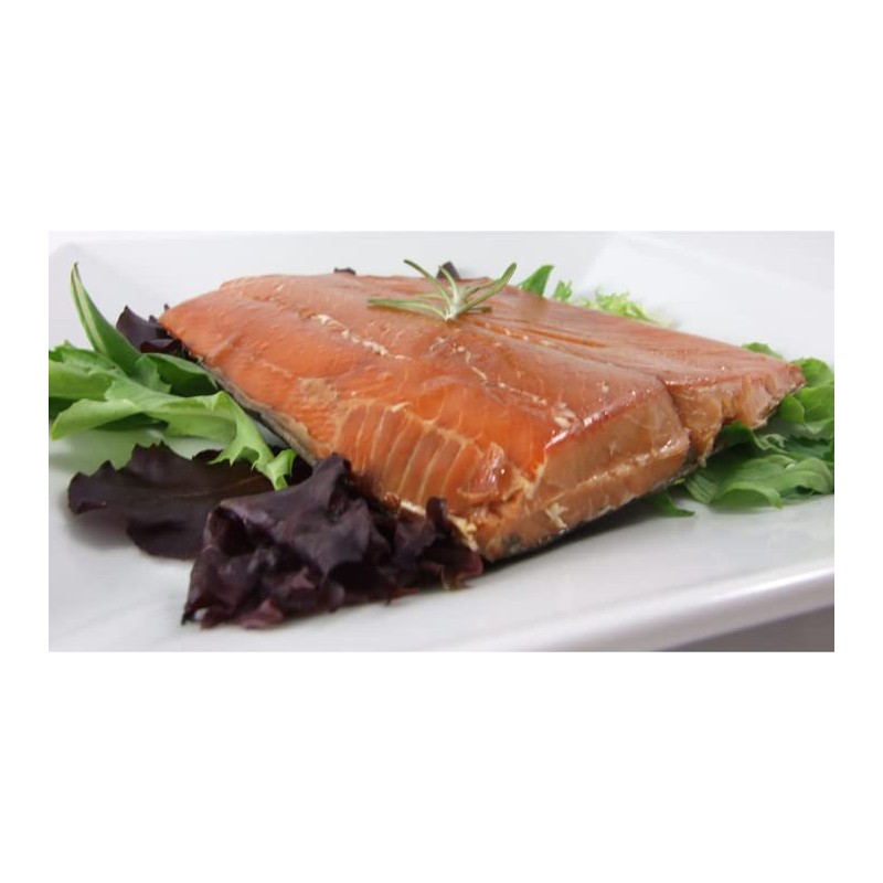 Alaska Smokehouse Smoked Salmon Fillet, Gift Box, 8 Oz