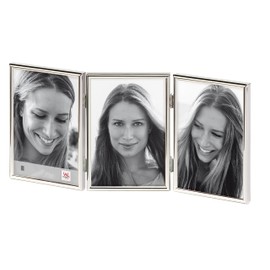walther Design Picture Frame Silver 3x 10x15 cm Chloe Portrait Frame WD315S