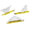 Berta 20-Pack, 90 Degree Cabinet Triangle Bracket, Plastic White Corner