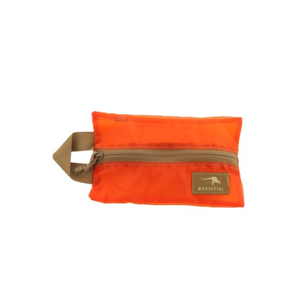 Marsupial Gear Zipperoo Pouch - Mesh, Blaze Orange, Small