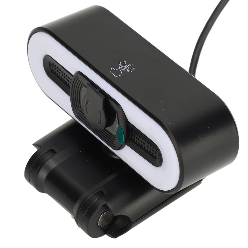 4K Webcam Built in Microphone Super Bright Fill Light Auto