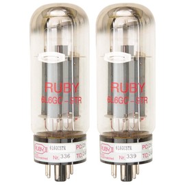 Ruby 6L6GCMSTR Matched Amp Tubes Duet