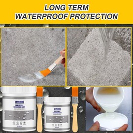 Upgrade Invisible Waterproof Agent, 2024 New 300g Super Strong Invisile Waterproof Anti-Leakage Agent, Transparent Waterproof Insulating Sealant for Home Bathroom Roof