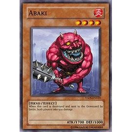 Yu-Gi-Oh! - Abaki (YSDS-EN020) - Starter Deck Syrus Truesdale - 1st Edition - Common