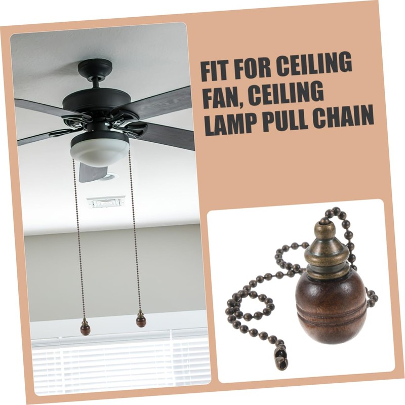 Mikinona Chain Pull Extenders Ceiling Fan Pulls Pendant Fixtures for