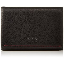 Takeokikuchi Men's Business Card Holder, Card Case, Molvid Series, Black