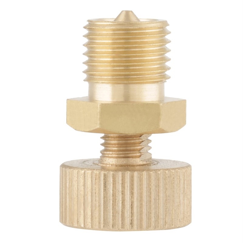 1 Piece Brass Bleed Valve Screw High Pressure Electric Pump