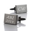 ID Cufflinks with Engraving of Your Desired Stainless Steel in