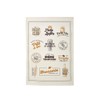 Coucke Printed Cotton Tea Towel 50 x 75 cm