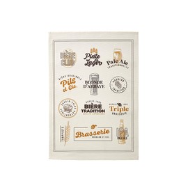 Coucke Printed Cotton Tea Towel 50 x 75 cm