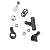 RC Steering Assembly Black High Strength Shock Absorption Steering Link