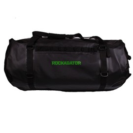 Waterproof Duffle Bag for Travel and Camping with Roll-Top Closure, Durable, All-Weather, and Versatile Dry Bag - Rockagator Mammoth Series (90 Liter, Black)