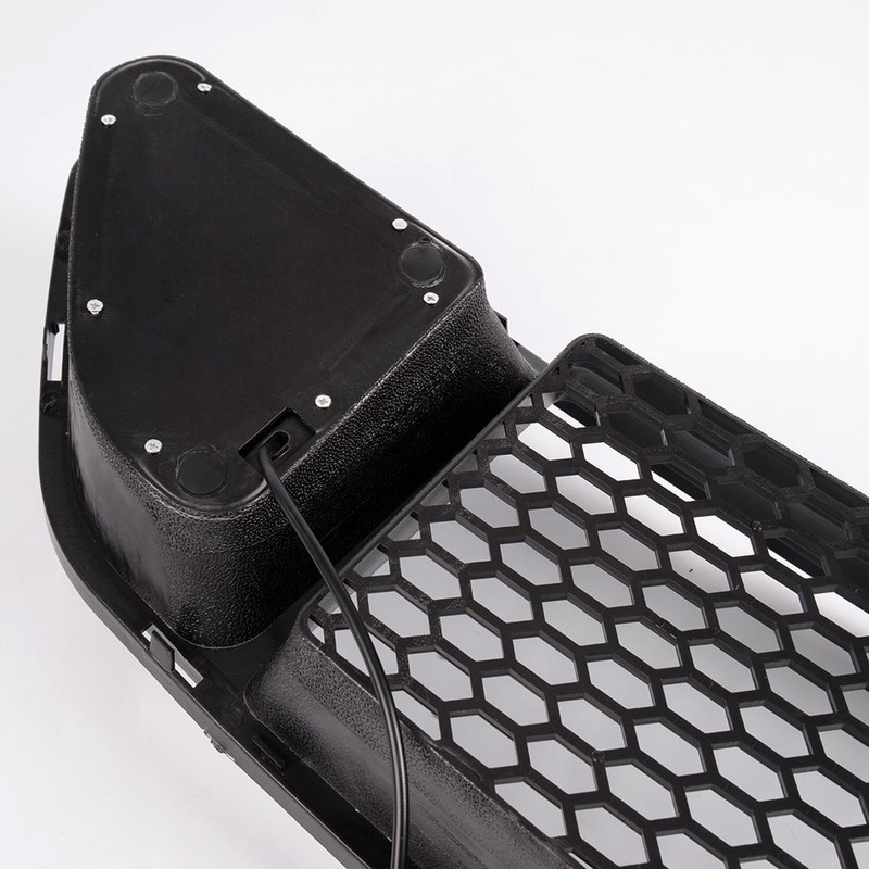 CROSSDESIGN Mesh Front Bumper Upper Hood Grille, Compatible With 2015-2017