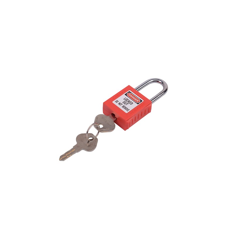Induschoice Lockout Tagout Safety Padlock Red (1)