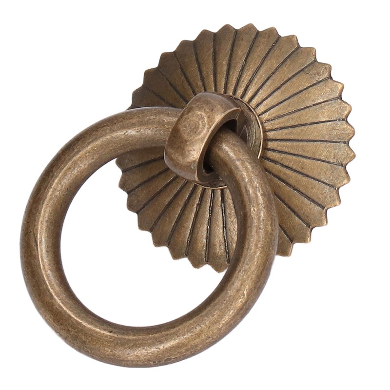 10Pcs Drawer Handles Premium Brass Durable Rustproof Vintage Style Antique