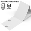 Thermal Paper,Continuous Printing Paper 8.5 x 11 Inch,Letter Thermal Paper