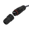 SPX to RJ45 Adapter Cable Grey 3.3ft 1200Mbps Waterproof Ethernet