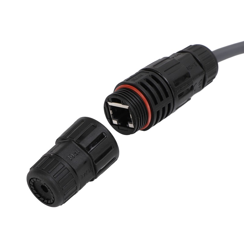 SPX to RJ45 Adapter Cable Grey 3.3ft 1200Mbps Waterproof Ethernet