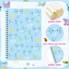 Xqumoi Axolotl Sticky Note A5 Notebooks Pens Stationary Set -