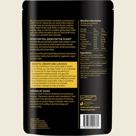 Power Super Foods Cacao Gold Butter Chunks Raw Certified Organic 80g