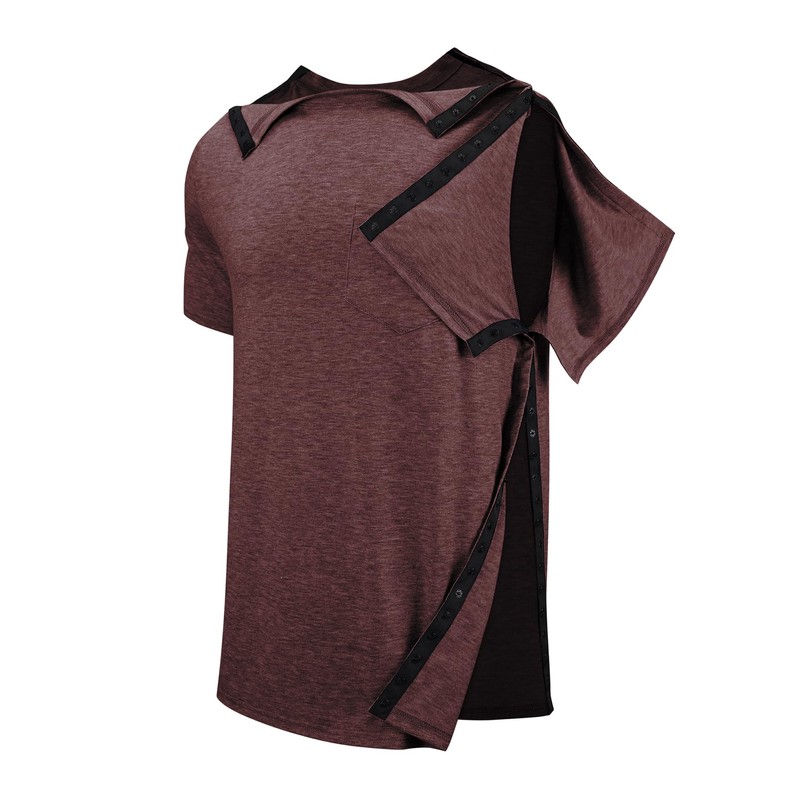 Tfovorlein Mens Clothes for Broken Arm Snap Shoulder Therapy Rotator