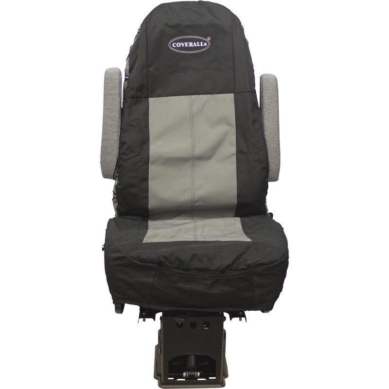 Seats Inc. COVERALLs Truck Seat Cover - Two-Tone Black/Gray, Model