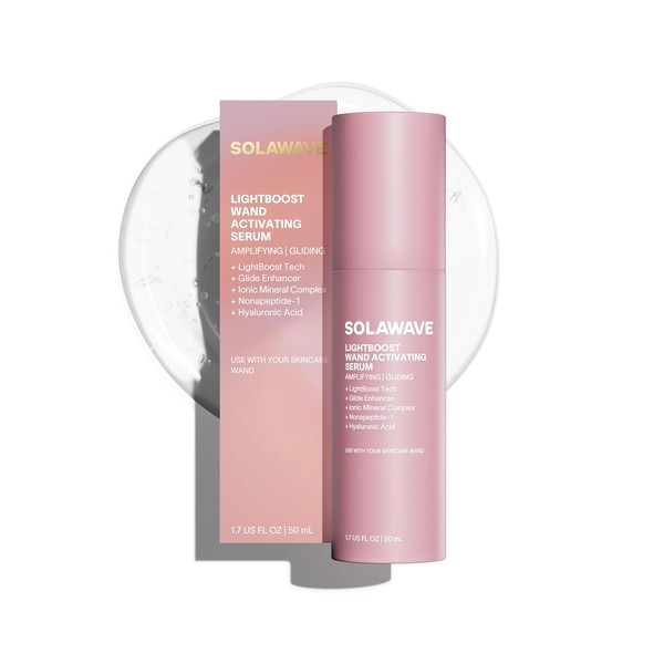 Solawave LightBoost Wand Activating Serum – Skin-Boosting Serum for Use