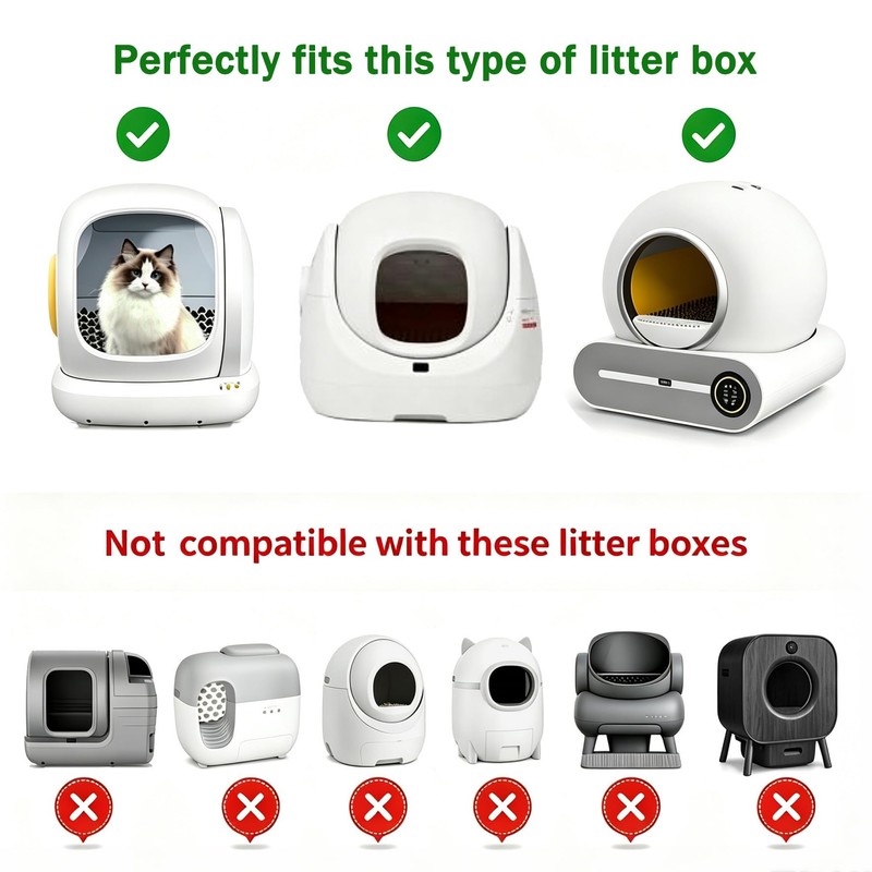 75PCS Cat Litter Bags for Self Cleaning Cat Litter Tray,