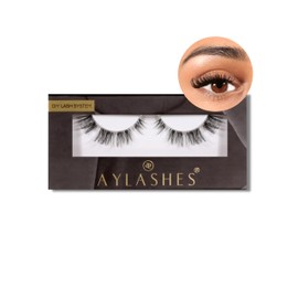 Aylashes Single Box Russian DD Curl, False Eyelashes, Natural, Fake Lashes, No 4 Single (8-10 mm)