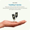 Yubico Security Key, YubiKey 5 NFC Login/U2F/FIDO2/USB-A Port/2-Level Authentication/Heavy Duty/Shockproof/Waterproof