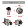 ISTUNT Exhaust DB Killer Silencer Muffler Baffle Noise Eliminator Universal