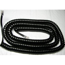 Nortel Norstar 25 ft. Black Handset Cord For M7100, M7208, M7310, M7324 Phone