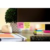 Post-it Super Sticky Notes, 3 x 3 in, Neon Fizz,