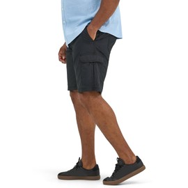Lee Men's Big & Tall Extreme Motion Crossroad Cargo Short, Black, 50