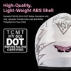 TCMT Youth Pink Butterfly Dirt Bike ATV Helmet Motocross with