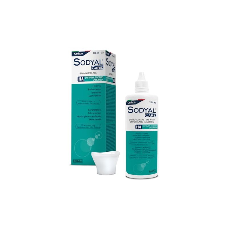Sodyal Care Bagno Oculare per l’igiene e l’idratazione dell'occhio. Con