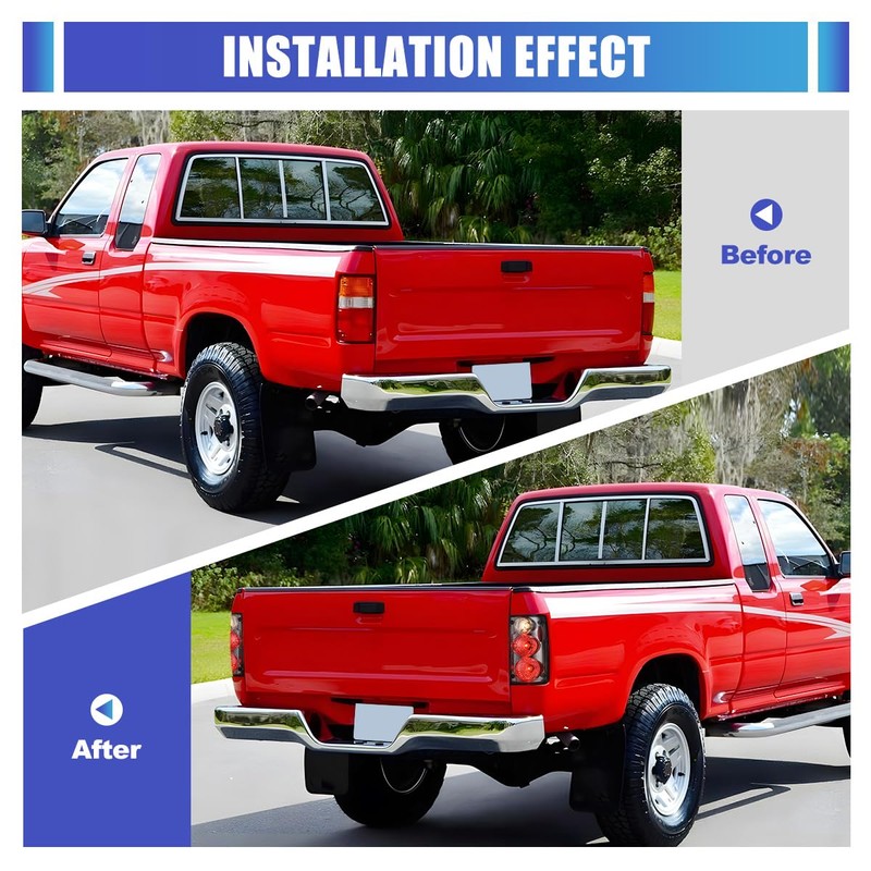 I1MOTOR LED Tail Lights Assembly for 1989-1995 Toyota Pickup |