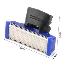 Replacement Heads for Electric Shaver Cleaning Trimmer Head Solo Trimmer Replacement Cutter Head Hybrid Razors Blades (Pack of 6)