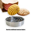 Cutter Mexican Bread Mold Made Of Stainless Steel 4.1 Inch,Stamp