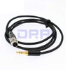 DDRRI 3Pin Mini-XLR Female to 3.5mm TRS Male Pro Lapel