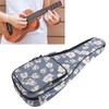 Ukulele Case Backpack Hawaiian Hibiscus Flower Pattern Thickened Ukulele Padded