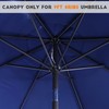 Blissun 9ft Patio Umbrella Replacement Canopy, Market Umbrella Top, Outdoor