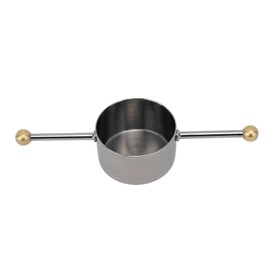Bartender Measuring Cup 30ml Precise Control Double Bead Stainless Steel Jigger for Bar Black Plated