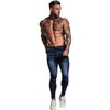 GINGTTO Super Skinny Jeans for Men Stretch, Flat Front Mens