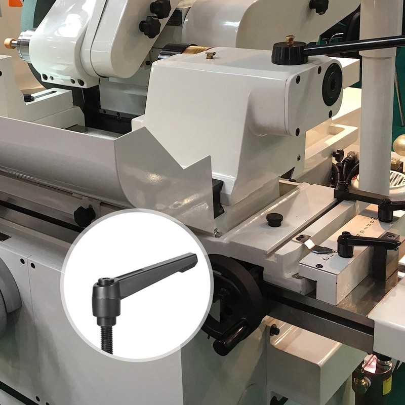 sourcing map M8 x 32mm Handle Adjustable Clamping Lever Thread