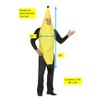Rasta Imposta Lightweight Banana Costume, Yellow, One Size