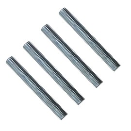 TERF® M6 (6mm) X 180mm Fully Threaded Studding Rod Bar M6 for Ø 6mm (1/4'') Diameter X 180mm (7.08'') Length All Threads Resin Anchor Studs Bar Rod Screw - Pack of 4